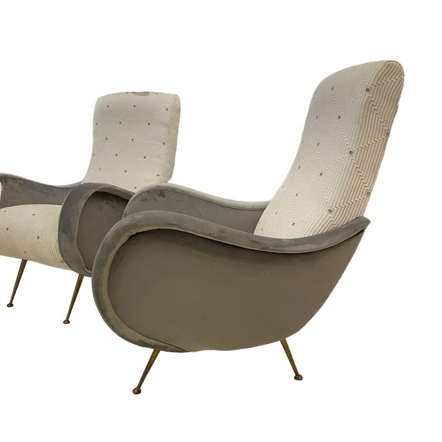 Marco Zanuso Set of Lady Armchairs by Marco Zanuso For Sale - Image 4 of 8