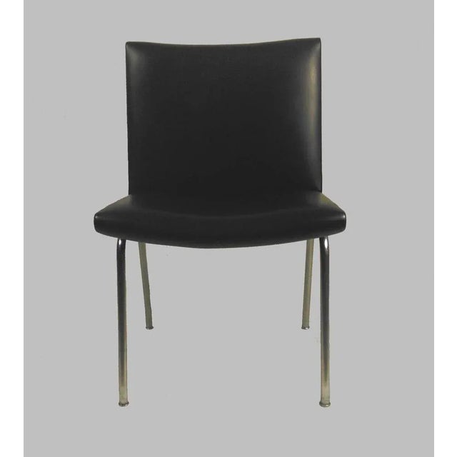 Set of four Hans Wegner AP38 'Airport' Chairs by A.P. Stolen Denmark in good vintage condition. Exceptional modern chairs....