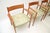 Vintage Danish Teak and Leather Dining Chairs by Arne Vodder from Sibast, 1960s, Set of 4 For Sale - Image 6 of 9