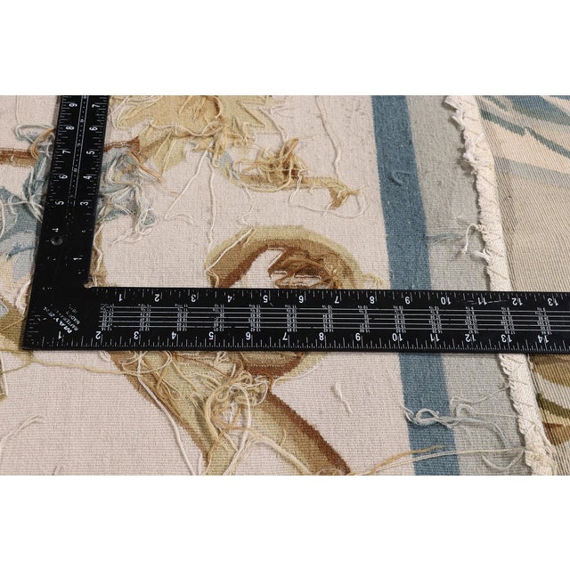 Textile Vintage Chinese Aubusson Rug, 08'10 X 10'01 For Sale - Image 7 of 10