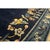 1920s Navy Blue Floral Deco Antique Chinese Peking Knotted Rug 11'9'' X 14'3'' For Sale - Image 12 of 12