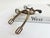 Kick up the equestrian vibes in your décor with this pair of antique brass horse riding spurs, possible attribution to...