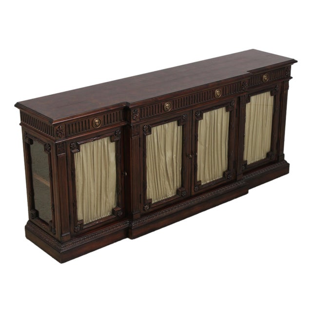 Hickory White Co Regency Sideboard Buffet Curio Cabinet For Sale
