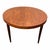 1960’s Danish Modern Teak Dining Table attrb Kai Kristiansen. Round table extends with two included leaves (not self...