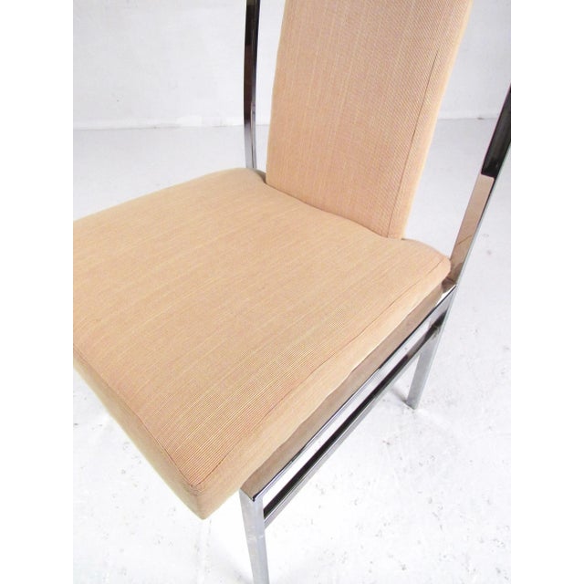 Late 20th Century Modern Chrome Dining Chairs - 6 Pieces For Sale - Image 11 of 12