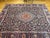 Vintage Persian Khorassan Rug, Hand-Knotted Wool, Floral Pattern, Navy & Turquoise, 10x12 For Sale - Image 10 of 11