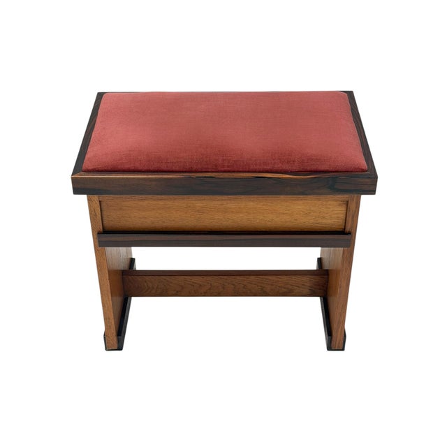 Art Deco Modernist Stool by Hendrik Wouda for Pander, 1924 For Sale - Image 6 of 16