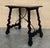 Late 19th Century 19th Century Ebonized Baroque Spanish Side Table with Lyre Legs For Sale - Image 5 of 18