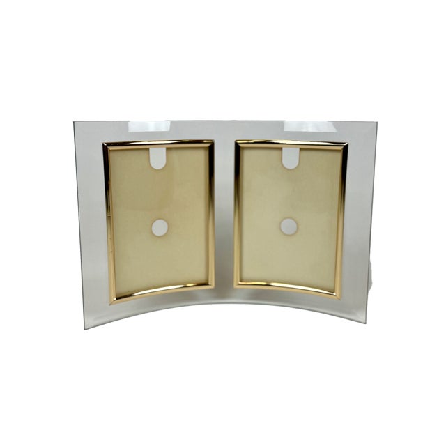 Modern Italian Curved Vanity Picture Frame from Formano, 1960s For Sale
