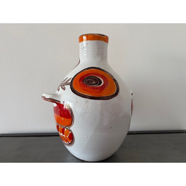 Vintage Hand-Painted Studio Ceramic Vase by Giovanni De Simone, 1965 For Sale - Image 14 of 18