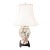 Mid 20th Century Chinoiserie Floral Porcelain Vase Table Lamp. For Sale