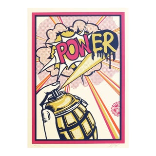 Shepard Fairey, POWer (Fuschia), 2026 For Sale