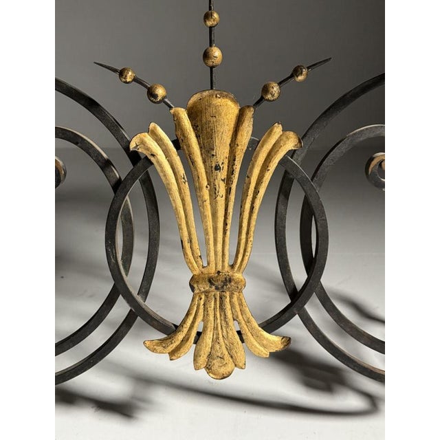 2000 - 2009 Wrought Iron and Marble Console Table, 1950s For Sale - Image 5 of 18