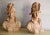 Light Yellow Hand Carved Female Bust in Linden Wood, 1800s For Sale - Image 8 of 8
