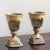 Mid 20th Century Mid-Century Modern Brutalist Studio Pottery Goblets -- a Pair For Sale - Image 5 of 12