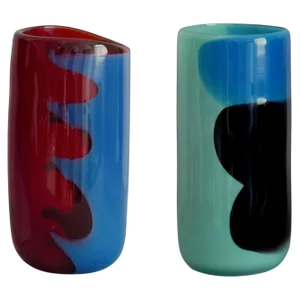 Lightscapes Vases by Derya Arpac, Set of 2
