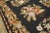 1980s Black Floral European Vintage Needlepoint Carpet 7'10'' X 9'6'' Flatweave Wool Rug For Sale In New York - Image 6 of 9