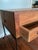 1980s Vintage Mexican Rustic Pine Side Table Nightstand Wrought Iron Base Brutalist For Sale - Image 5 of 11