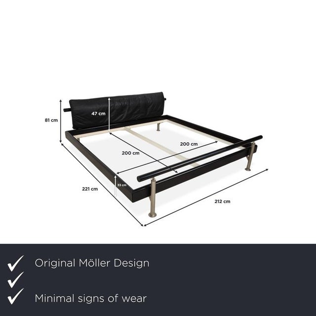 Bring a touch of minimalist aesthetics to your bedroom with this bed from the Möller Design manufactory. Möller Design is...