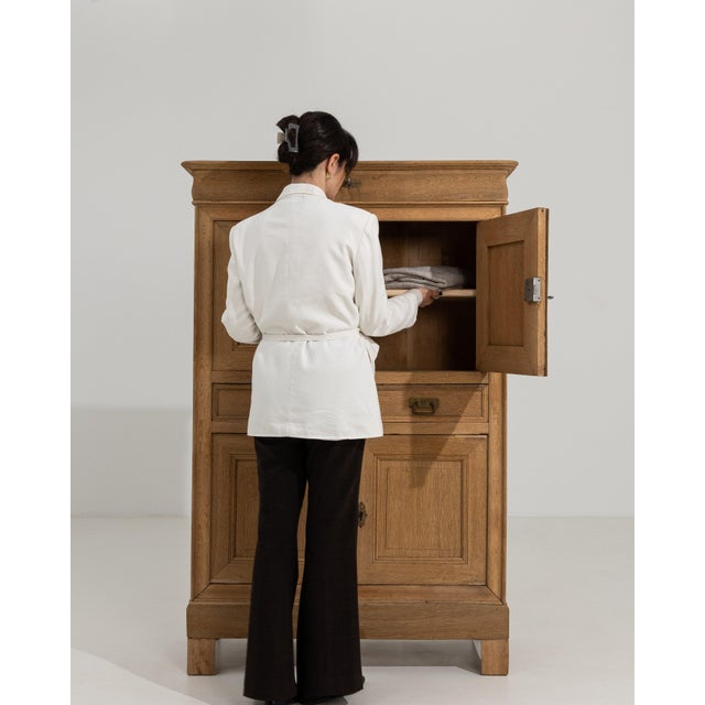 French Oak Louis Philippe Cabinet, Antique, France, 19th Century For Sale - Image 3 of 12