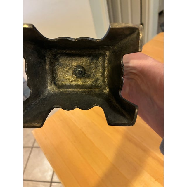 Vintage Chinese Double Happiness Candlesticks For Sale In Seattle - Image 6 of 6