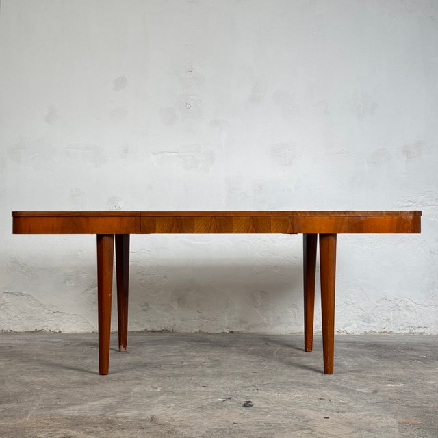 Vintage Dining Table by Jindřich Halabala for Up Závody, 1930s For Sale - Image 6 of 17