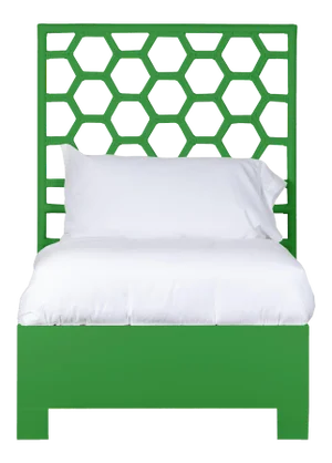 Honeycomb Bed Twin - Bright Green