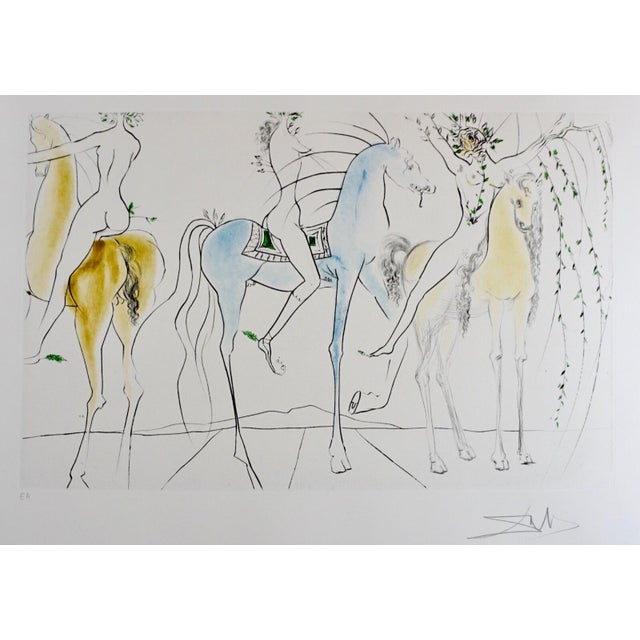 ARTIST: Salvador Dali TITLE: Hamadryades Mimetiques Arborescentes MEDIUM: Etching SIGNED: Hand Signed EDITION NUMBER: EA...