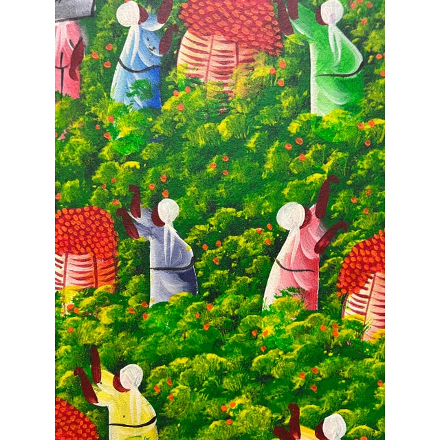 Vintage Outsider Art Painting For Sale - Image 4 of 8