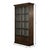 Traditional Pine Bookcase - Arched Glass Doors For Sale - Image 10 of 10
