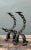 Gothic Vintage Wrought Iron Chain Candle Holders For Sale - Image 3 of 12