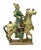 Chinese Vintage Handmade Ceramic Warrior On Horse Figure For Sale
