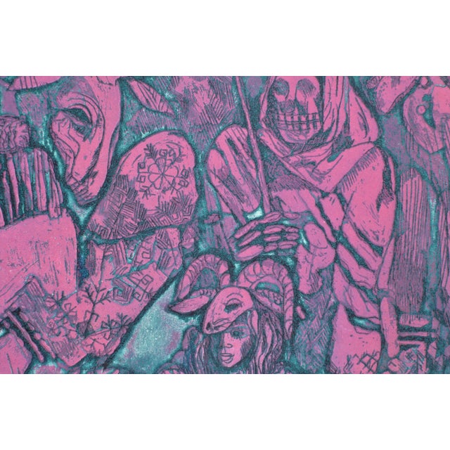 1980s Malda Muizule, Mummery, 1986, Etching For Sale - Image 5 of 11