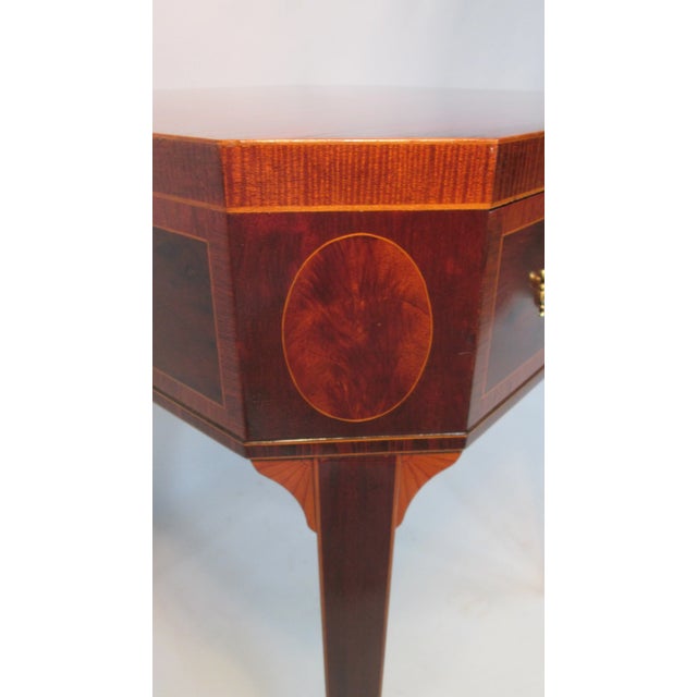 Wood 1940s Mahogany End Table by Schmieg and Kotzian For Sale - Image 7 of 10