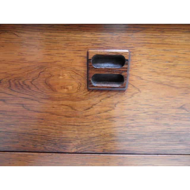 Brown Mid-Century Modern Open Bookcase, 1950s For Sale - Image 8 of 13
