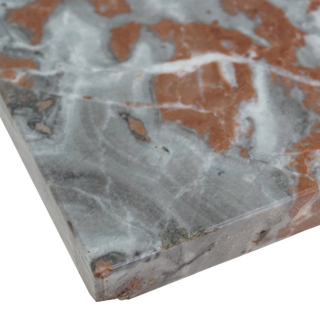 Mid 20th Century Rouge Marble Pedestal For Sale - Image 5 of 7