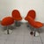 1970s Space Age Metal and Fabric Chairs, 1970s, Set of 4 For Sale - Image 5 of 7