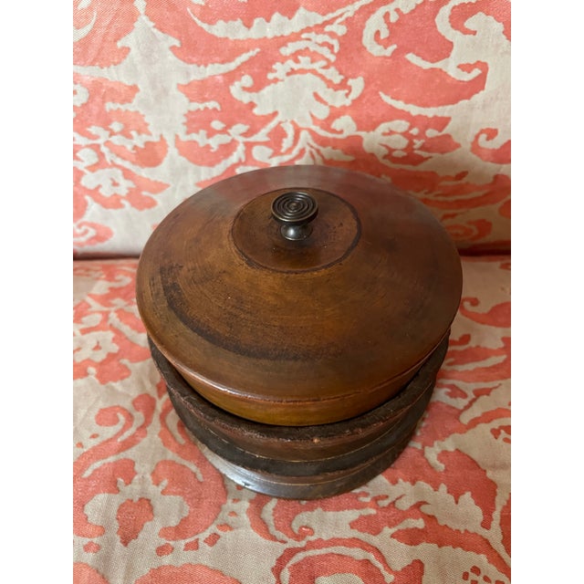 Vintage Turned Wood Box For Sale In New York - Image 6 of 7