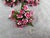 Wood Pink White Flower Napkin Rings Set of 10 For Sale - Image 7 of 12