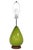 Mid-Century Modern Mid 20th Century Green Glass Table Lamp With Original Shade For Sale - Image 3 of 12