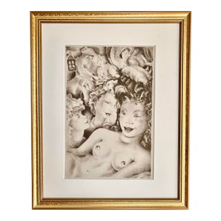 1937 Mariette Lydis Parisian Women Lithograph For Sale