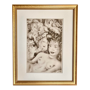 1937 Mariette Lydis Parisian Women Lithograph