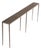 Long Iron Console With Bronze Wash in the Manner of Jean-Michel Frank For Sale
