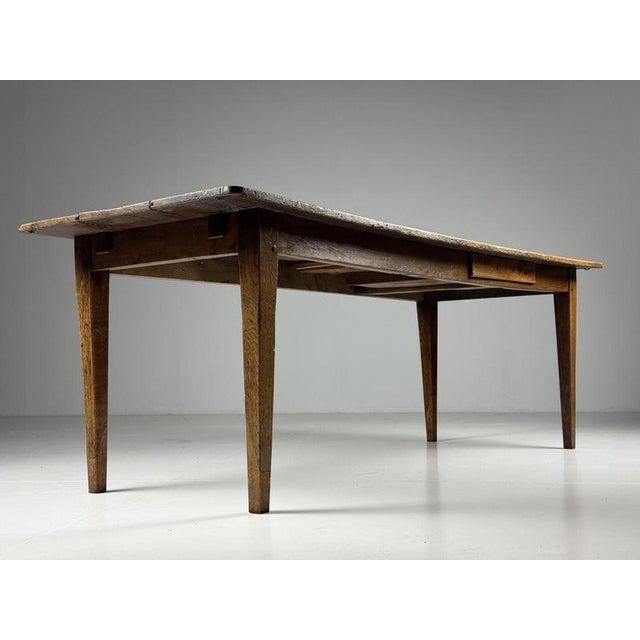 Brown Antique French Dining Table, 1800s For Sale - Image 8 of 18