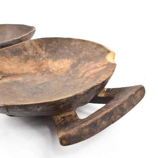 African Early 20th Century Zulu Ugqoko Carved Meat Platter South Africa For Sale - Image 3 of 7