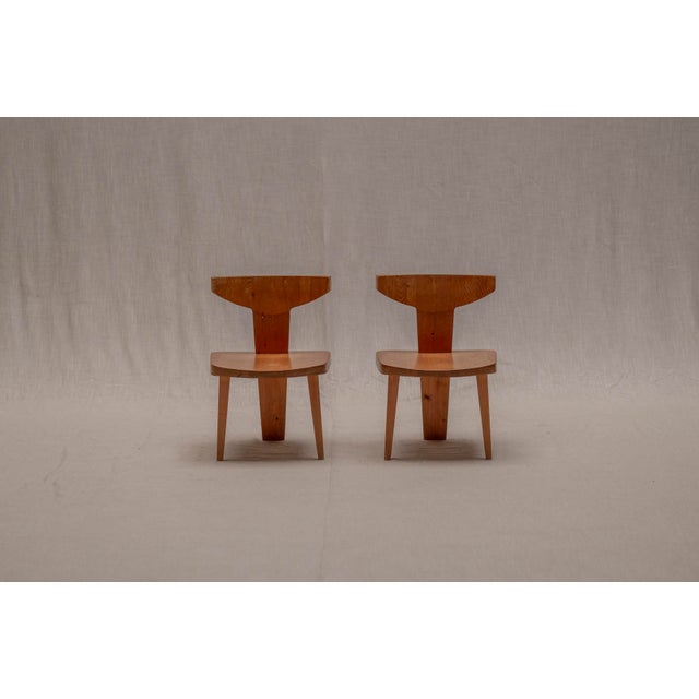 1960s Vintage Sculptural Side Chairs by Jacob Kielland-Brandt, Denmark, 1960s, Set of 2 For Sale - Image 5 of 12