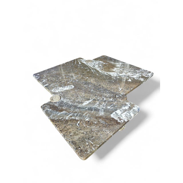 Stone Eros Collection Coffee Table in Freccia Marble by Angelo Mangiarotti, 1970s For Sale - Image 7 of 9