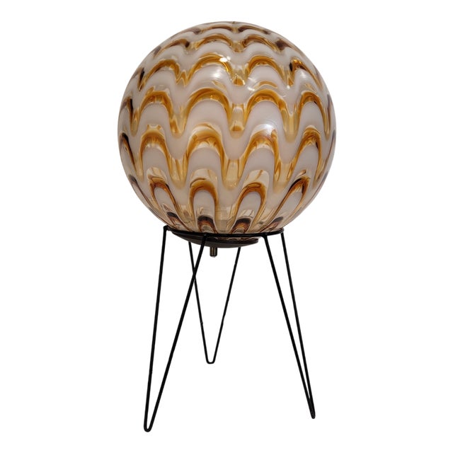 Vintage Italian Table Lamp in Murano Glass, 1970s For Sale