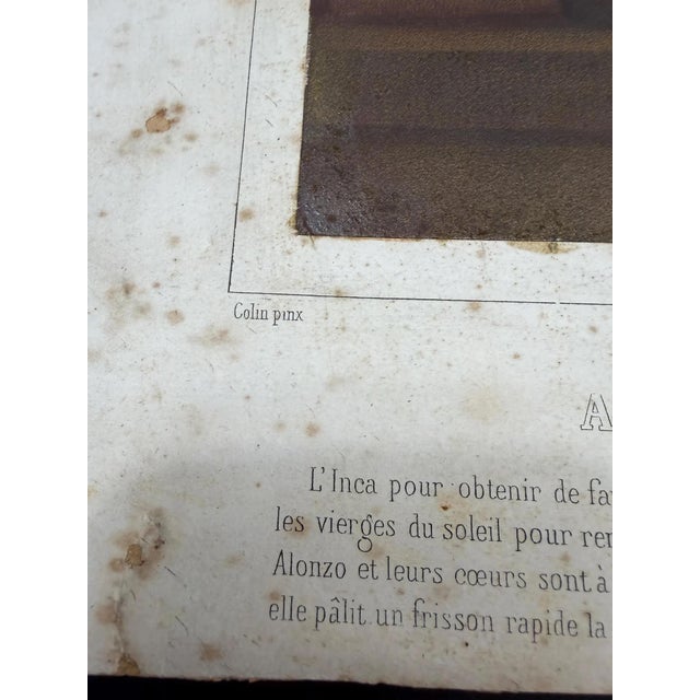 Ataliba Makes a Sacrifice to the Sun, 1800s, Paper For Sale - Image 12 of 14