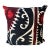 Antique Suzani and Ticking Pillow For Sale